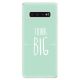 Odolné silikonové pouzdro iSaprio - Think Big - Samsung Galaxy S10+