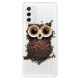 Odolné silikonové pouzdro iSaprio - Owl And Coffee - Samsung Galaxy M52 5G