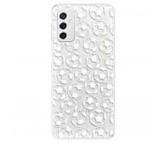 Odolné silikonové pouzdro iSaprio - Football pattern - white - Samsung Galaxy M52 5G