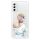 Odolné silikonové pouzdro iSaprio - Girl with flowers - Samsung Galaxy M52 5G