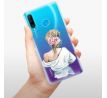 Odolné silikonové pouzdro iSaprio - Girl with flowers - Huawei P30 Lite