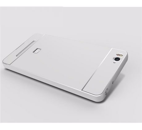 Hliníkový kryt SHINY pro Xiaomi Mi4i / Mi4c - Stříbrný