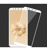 Full-Cover 3D tvrzené sklo pro Xiaomi Mi A2 - bílé