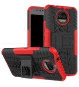 Odolný obal HEAVY DUTY pro Motorola Moto G5s Plus - červený