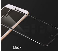 Full-Cover 3D metal tvrzené sklo pro Apple iPhone XR - černé