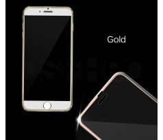 Full-Cover 3D metal tvrzené sklo pro Apple iPhone XR - zlaté