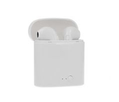 Bezdrátová sluchátka i7S TWS, bílé