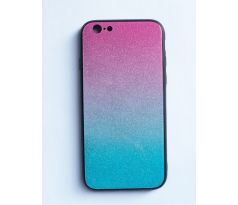 Glass case SHINNING pro Samsung Galaxy A6 Plus (2018) A605 - modro/růžový