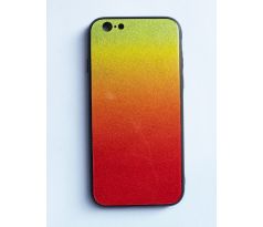 Glass case SHINNING pro Samsung Galaxy J6 Plus (2018) J610 - oranžovo/zelený
