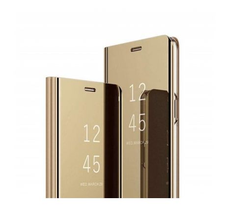 Clear View pouzdro pro Samsung Galaxy A30 A305 - zlaté