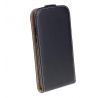 Kožené pouzdro FLEXI Vertical pro Samsung Galaxy E5 E500 - černé