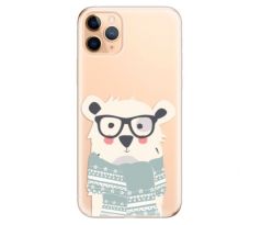 Odolné silikonové pouzdro iSaprio - Bear with Scarf - iPhone 11 Pro Max