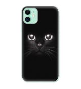 Odolné silikonové pouzdro iSaprio - Black Cat - iPhone 11