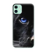 Odolné silikonové pouzdro iSaprio - Black Puma - iPhone 11