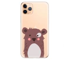 Odolné silikonové pouzdro iSaprio - Brown Bear - iPhone 11 Pro Max