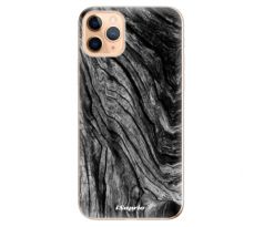 Odolné silikonové pouzdro iSaprio - Burned Wood - iPhone 11 Pro Max