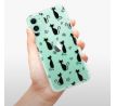 Odolné silikonové pouzdro iSaprio - Cat pattern 05 - black - iPhone 11