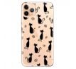 Odolné silikonové pouzdro iSaprio - Cat pattern 05 - black - iPhone 11 Pro Max