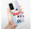 Odolné silikonové pouzdro iSaprio - Cat with melon - Huawei P40 Pro