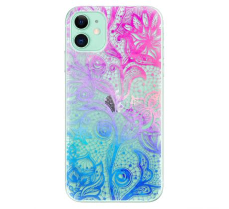 Odolné silikonové pouzdro iSaprio - Color Lace - iPhone 11