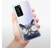 Odolné silikonové pouzdro iSaprio - Crazy Cat 01 - Huawei P40 Pro