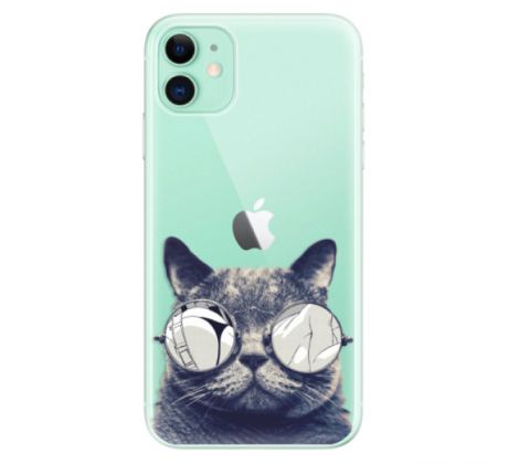 Odolné silikonové pouzdro iSaprio - Crazy Cat 01 - iPhone 11
