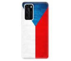 Odolné silikonové pouzdro iSaprio - Czech Flag - Huawei P40