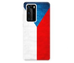 Odolné silikonové pouzdro iSaprio - Czech Flag - Huawei P40 Pro