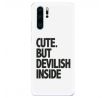 Odolné silikonové pouzdro iSaprio - Devilish inside - Huawei P30 Pro