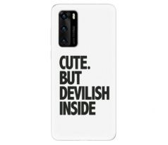 Odolné silikonové pouzdro iSaprio - Devilish inside - Huawei P40