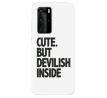Odolné silikonové pouzdro iSaprio - Devilish inside - Huawei P40 Pro