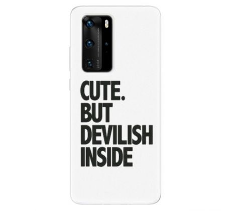 Odolné silikonové pouzdro iSaprio - Devilish inside - Huawei P40 Pro