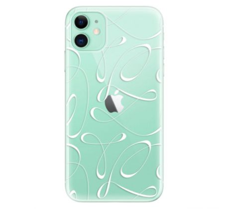 Odolné silikonové pouzdro iSaprio - Fancy - white - iPhone 11