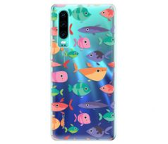Odolné silikonové pouzdro iSaprio - Fish pattern 01 - Huawei P30
