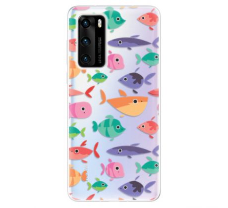 Odolné silikonové pouzdro iSaprio - Fish pattern 01 - Huawei P40
