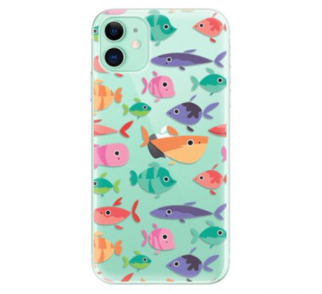 Odolné silikonové pouzdro iSaprio - Fish pattern 01 - iPhone 11