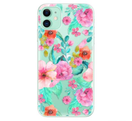 Odolné silikonové pouzdro iSaprio - Flower Pattern 01 - iPhone 11