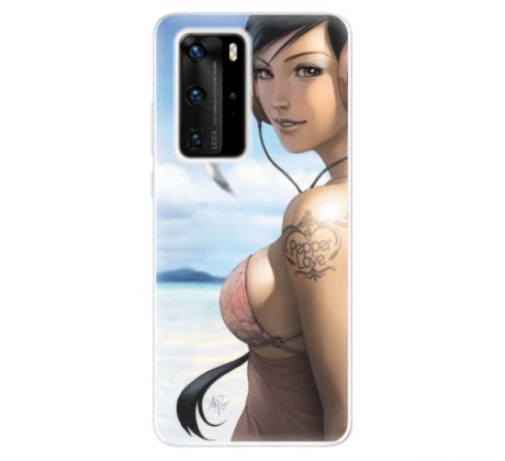 Odolné silikonové pouzdro iSaprio - Girl 02 - Huawei P40 Pro