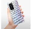 Odolné silikonové pouzdro iSaprio - Handwriting 01 - black - Huawei P40 Pro