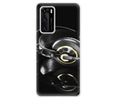 Odolné silikonové pouzdro iSaprio - Headphones 02 - Huawei P40