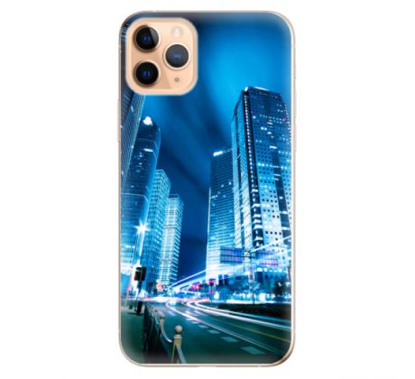 Odolné silikonové pouzdro iSaprio - Night City Blue - iPhone 11 Pro Max