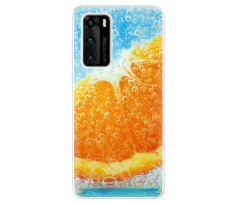 Odolné silikonové pouzdro iSaprio - Orange Water - Huawei P40