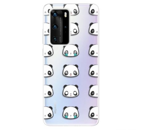 Odolné silikonové pouzdro iSaprio - Panda pattern 01 - Huawei P40 Pro