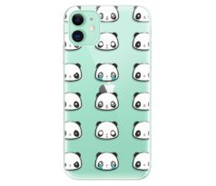 Odolné silikonové pouzdro iSaprio - Panda pattern 01 - iPhone 11