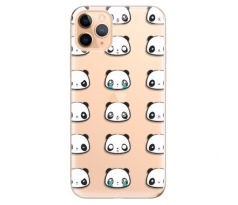 Odolné silikonové pouzdro iSaprio - Panda pattern 01 - iPhone 11 Pro Max