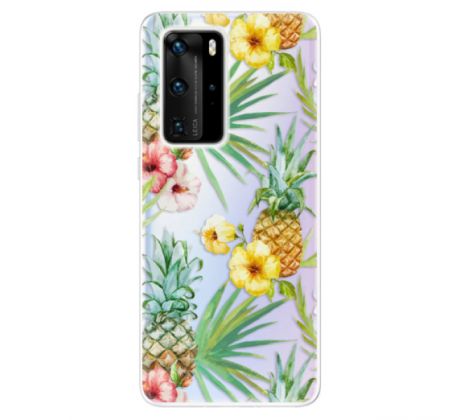 Odolné silikonové pouzdro iSaprio - Pineapple Pattern 02 - Huawei P40 Pro