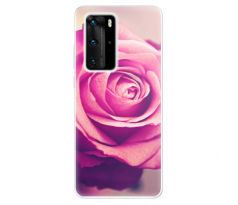 Odolné silikonové pouzdro iSaprio - Pink Rose - Huawei P40 Pro