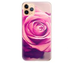 Odolné silikonové pouzdro iSaprio - Pink Rose - iPhone 11 Pro Max