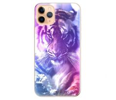 Odolné silikonové pouzdro iSaprio - Purple Tiger - iPhone 11 Pro Max