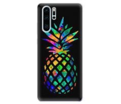 Odolné silikonové pouzdro iSaprio - Rainbow Pineapple - Huawei P30 Pro